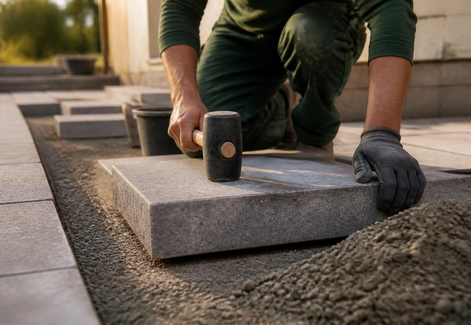 Handwerkliche Pflasterarbeit von Gartentraum München in München